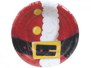 Christmas 7" Santa Suit Paper Bowls 10 Pack