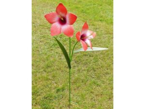 Metal Garden Flower Stake Decoration 100CM - Image 1