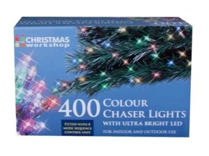 The Christmas Workshop 400 LED Chaser String Lights - Multi Colour