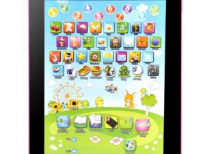 TRIXES Kids Childrens Learning Toy Tablet Computer Pink
