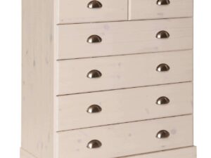 Terra 4 Plus 2 Drawer Chest White - Image 1