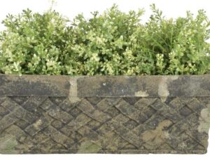 Aged Terracotta Lattice Trough - Image 1