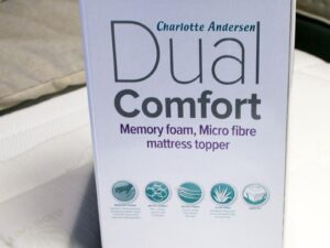 Mattress Topper Memory Foam Micro Fibre 2? Dual Comfort Single Bed - Image 1