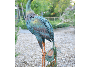 PROUD PEACOCK REFLECTING METAL