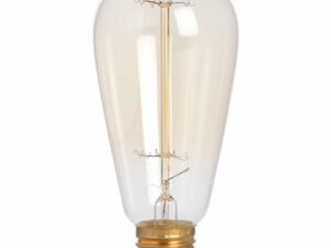 Edison Filament Teardrop Squirrel Cage Bulb - Image 1