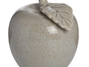 Antique Grey Small Ceramic Apple