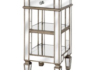 The Belfry Collection One Drawer Mirrored Cocktail Table