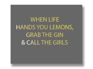 Grab The Girls Silver Foil Plaque