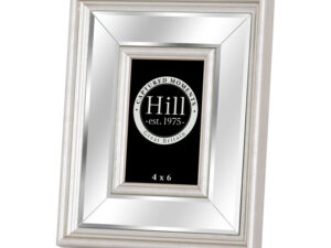 Silver Bevelled Mirrored Photo Frame 4X6 - Image 1