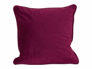 Aubergine Velvet Cushion 40x40cm