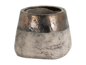 Metallic Dipped Large Planter