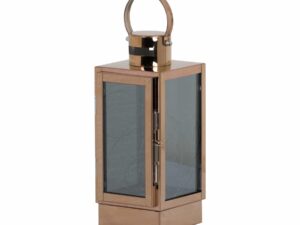 Copper Lantern With Led Micro Lights