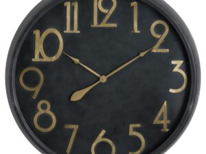 Soho Brass And Black Large Clock