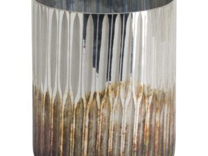Grey And  Bronze Large Ombre Candle Holder