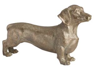 Bert The Dachshund Metallic Ornament