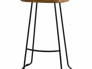 Franklin Hardwood Shaped Barstool