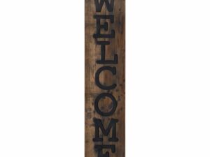 Welcome Large Rustic Wooden Message Plaque