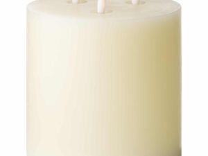 Luxe Collection Natural Glow 6 x 6 LED Ivory Candle