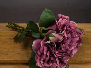 Dusty Pink Short Stem Rose Bouquet