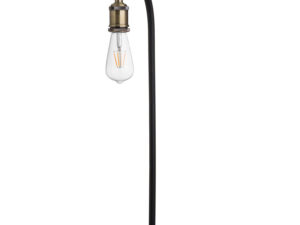 Industrial Black And Brass Desk Lamp Inc Bulb