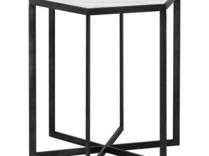 Grey And Marble Hexagonal Table