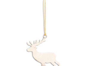 Brass Hanging Stag Decoration