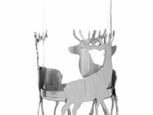 Silver Stag Hurricane Lantern