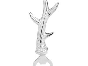 Silver Nickel Antler Bottle Opener - Image 1