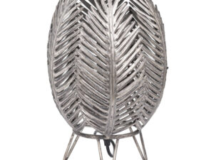 Antique Bronze Palm Closed Leaf Table Lamp