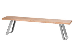 Live Edge Collection Sandblasted Dining Bench