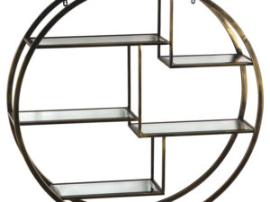 Antique Brass Large Multi Shelf