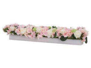 Pink Dahlia Table Runner