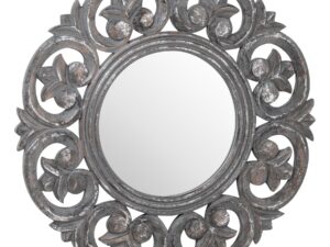 Brinley Antique Mettallic Circular Mirror