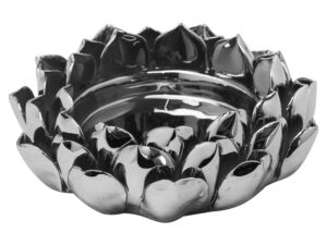 Silver Acorn Candle Plate - Image 1