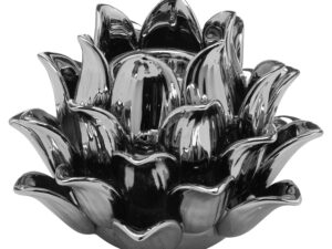 Silver Acorn Tea Light Holder