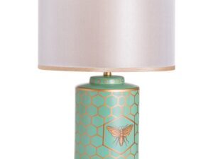Harley Bee Table Lamp With White Shade