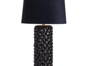 Barbro Table Lamp With Black Velvet Shade