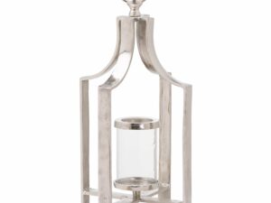 Ohlson Silver Large Tea Light lantern
