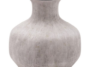 Bloomville Squat Stone Vase