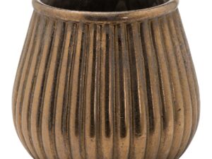 Evi Antique Bronze Decorative Teardrop Planter