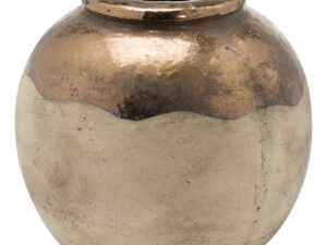 Evi Antique Bronze Bombom Vase