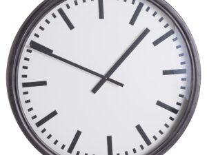 Large Black Station Clock - Image 1