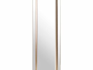 Grand Pilton Mirror With Brass Inlay