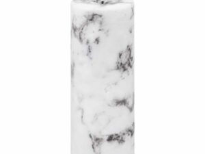 Luxe Collection Natural Glow 3x8 Marble Effect LED Candle