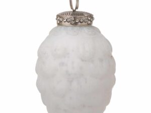 The Noel Collection White Hanging Acorn - Image 1