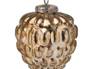 The Noel Collection Burnished  Acorn Hanging Bauble