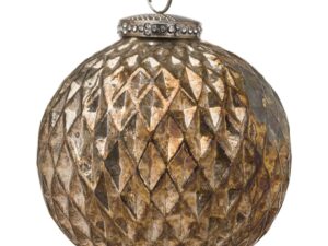 The Noel Collection Burnished  Large Honeycomb Bauble