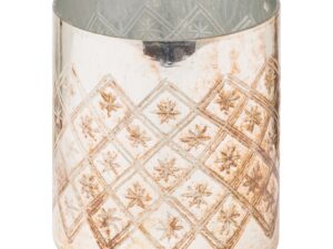 The Noel Collection Burnished  Pillar Candle Holder