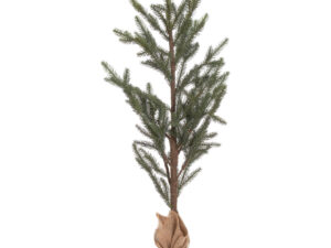 The Noel Collection Large Artifical Pine Tree In Hessian Pot