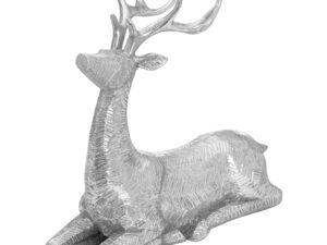 Decortive Wood Effect Sitting Deer